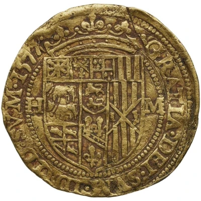 1 Ducat - Henry II and Margaret of Valois back