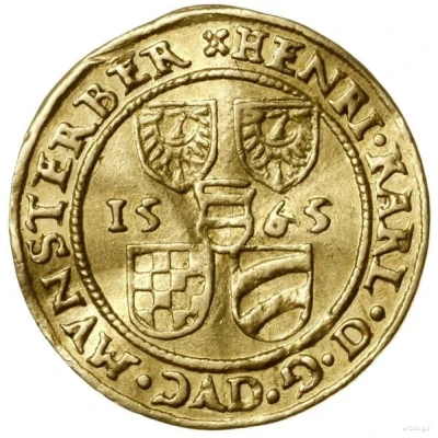 1 Ducat - Henry III and Charles II front