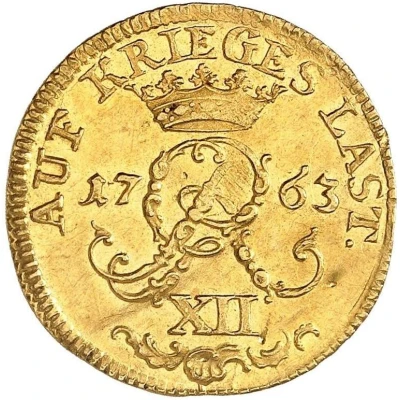 1 Ducat - Henry XII Peace of Hubertusburg front