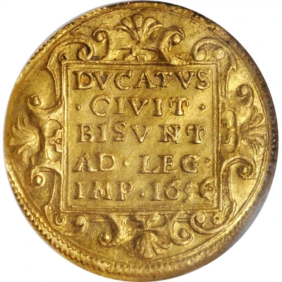 1 Ducat - Immobilization in the name of Charles V back