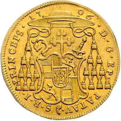 1 Ducat - John Philip of Lamberg back