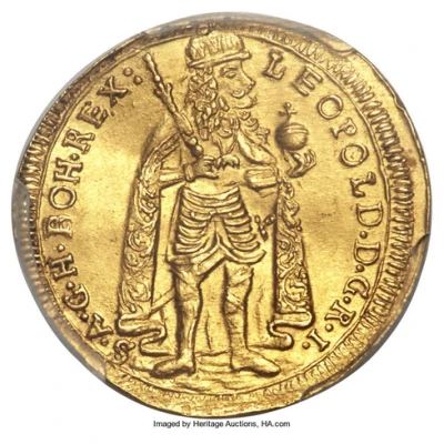 1 Ducat - Leopold I front