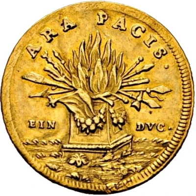 1 Ducat - Lothair Francis of Schönborn Peace treaty of Ryswick back