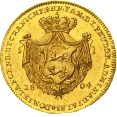 1 Ducat - Louis Frederick Charles Birthday back