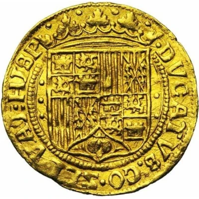 1 Ducat - Philip II Spanish type ND back