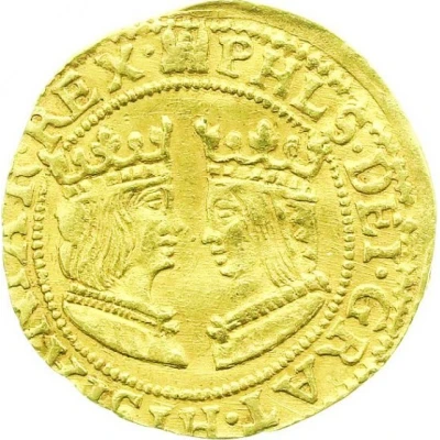 1 Ducat - Philip II Spanish type ND front