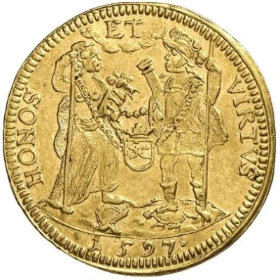 1 Ducat - Sebastian I of Hatzfeld-Wildenburg-Krottorf ND back