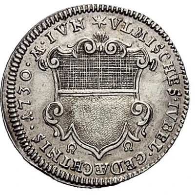 1 Ducat Silver pattern strike; Augsburg Confession front