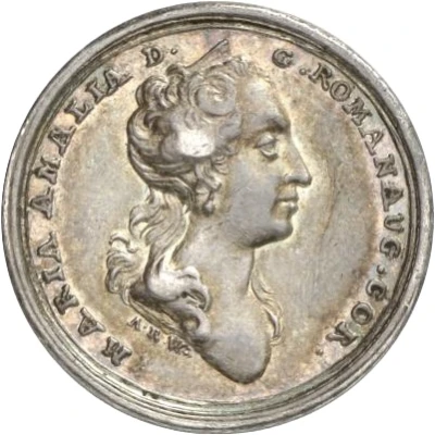 1 Ducat Silver pattern strike; Coronation ND back