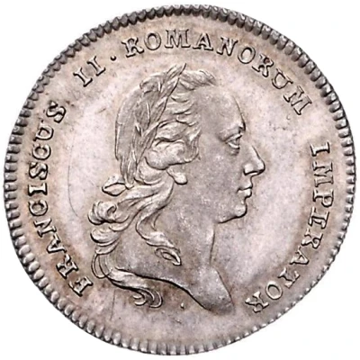 1 Ducat Silver pattern strike; Coronation front