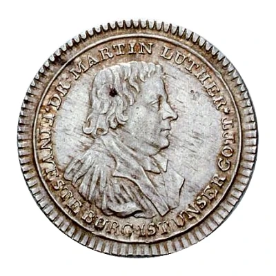 1 Ducat Tricentenary of the Reformation; Silver pattern front