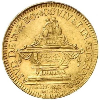 1 Ducat - William IV Death back