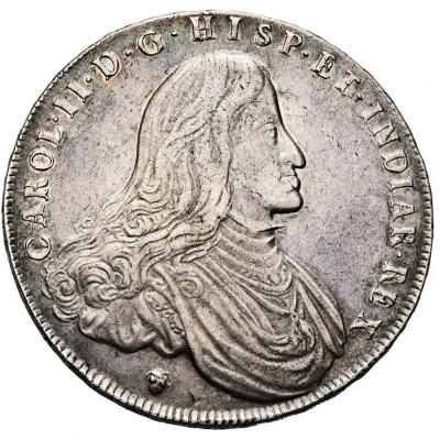 1 Ducaton - Charles II Fourth bust front