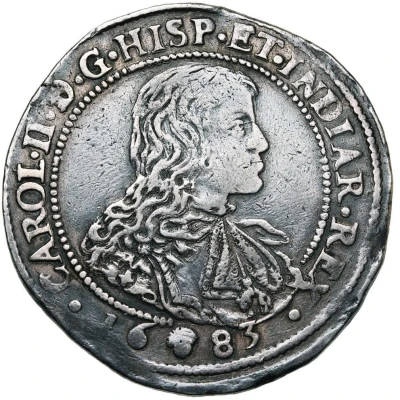 1 Ducaton - Charles II Second bust front