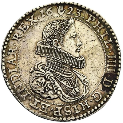 1 Ducaton - Philip IV First bust; piedfort of double weight front