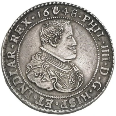 1 Ducaton - Philip IV Second bust, piedfort of double weight front