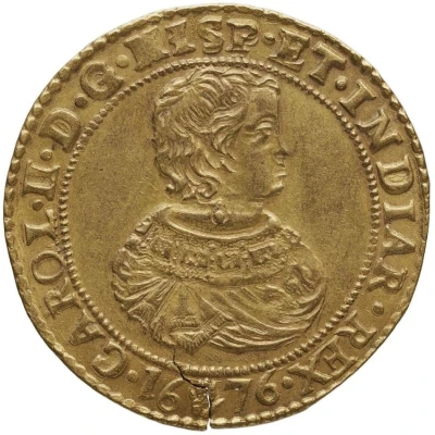 1 Ducaton d'Or - Charles II front