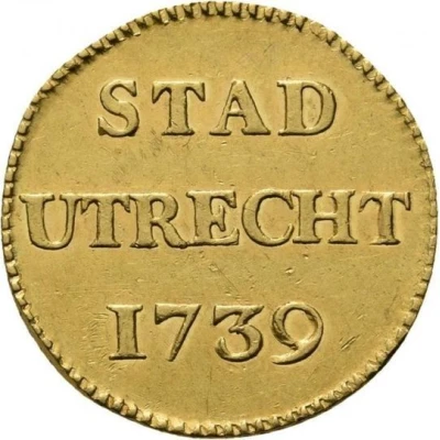 1 Duit Gold, 2 ducats weight front