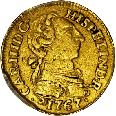 1 Escudo - Charles III front