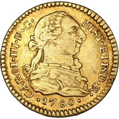 1 Escudo - Charles III front