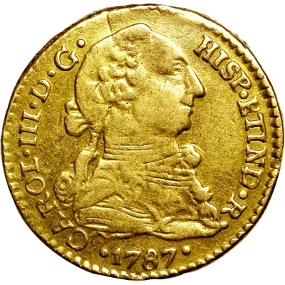 1 Escudo - Charles III front