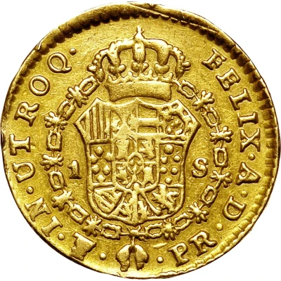 1 Escudo - Charles III back