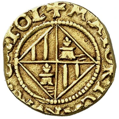 1 Escudo - Charles II back