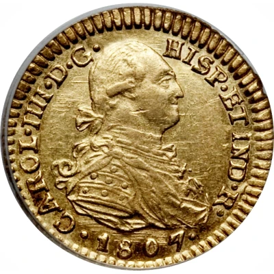 1 Escudo - Charles IV front