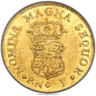 1 Escudo - Ferdinand VI back