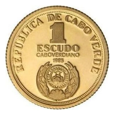 1 Escudo Independence; Gold front