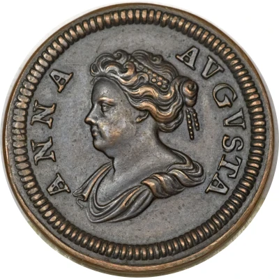 1 Farthing - Anne Pattern front