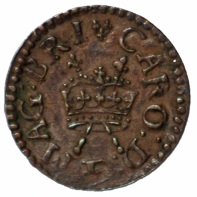 1 Farthing - Charles I Richmond issue; type 2 ND front