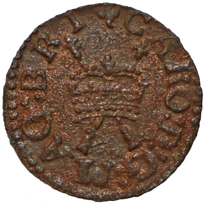 1 Farthing - Charles I Richmond issue; type 3 ND front