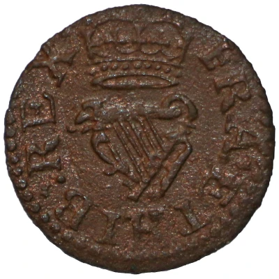 1 Farthing - Charles I Richmond issue; type 3 ND back