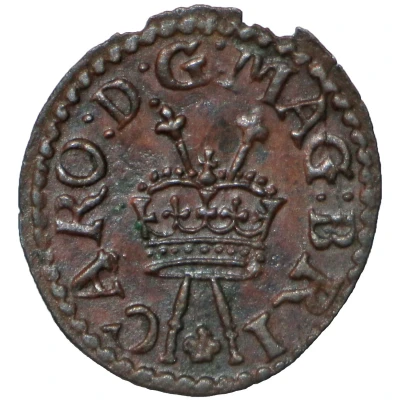 1 Farthing - Charles I Richmond issue; type 8 ND front