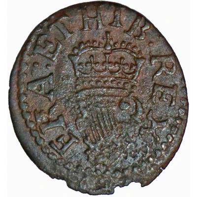 1 Farthing - Charles I Richmond issue; type 8 ND back