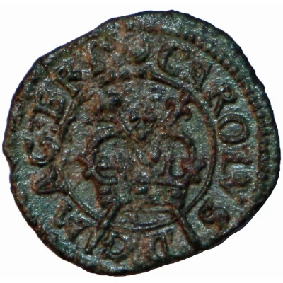 1 Farthing - Charles I Rose issue; mules of types 4a and 4b ND front