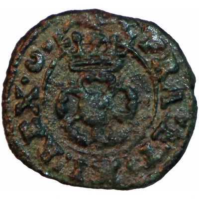 1 Farthing - Charles I Rose issue; mules of types 4a and 4b ND back