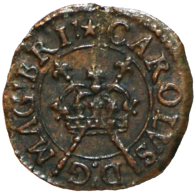 1 Farthing - Charles I Rose issue; type 3 ND front