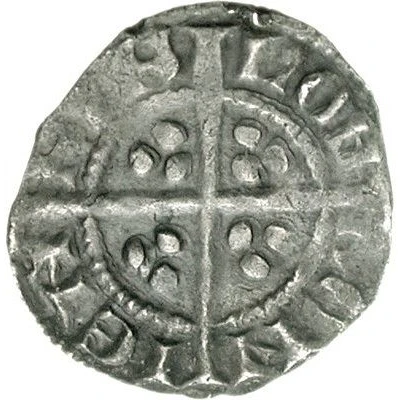 1 Farthing - Edward I Class 3c ND back