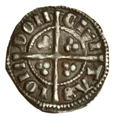 1 Farthing - Edward I Class 8 ND back