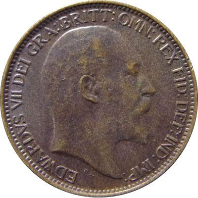 1 Farthing - Edward VII front