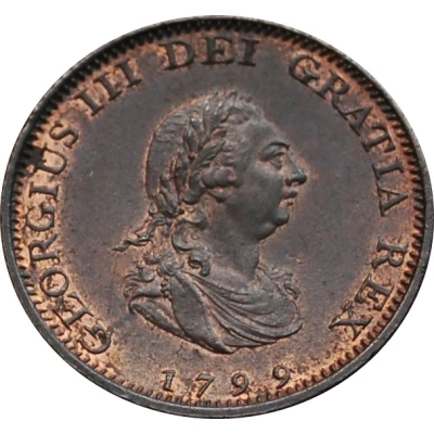 1 Farthing - George III 3rd issue front