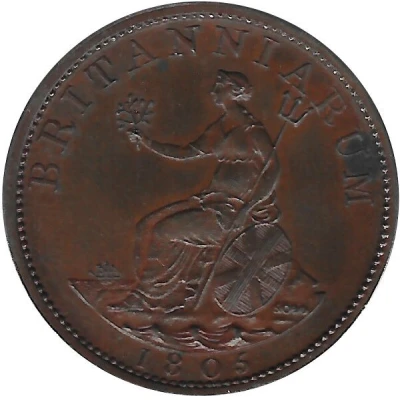 1 Farthing - George III Pattern back