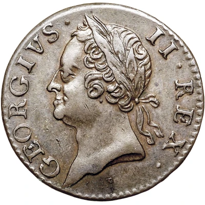 1 Farthing - George II front