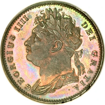 1 Farthing - George IV 1st issue front