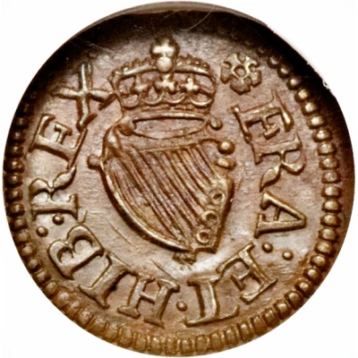 1 Farthing - James I Harington issue; type 2 ND back