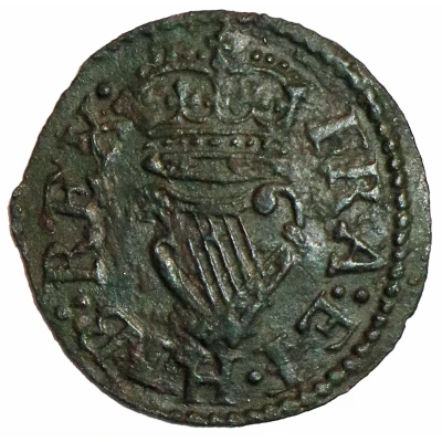 1 Farthing - James I Lennox issue; type 4 ND back