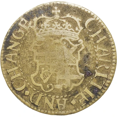 1 Farthing - Oliver Cromwell ND back