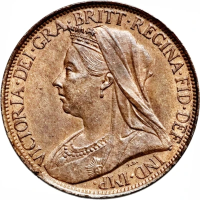 1 Farthing - Victoria 4th portrait front